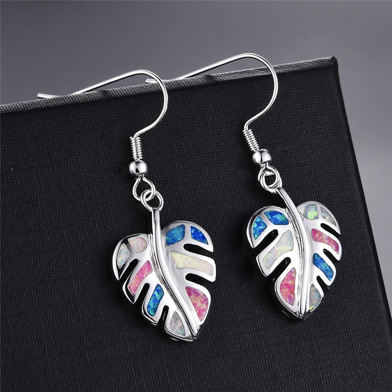 Rainbow Leaf Earrings - Souvenirs 4 you