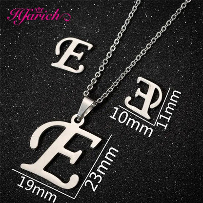 Letters Necklace with earringsSPECIFICATIONS

 

Brand Name: Hfarich

 

Metals Type: Stainless Steel

Material: Metal

Gender: Women

Function: fitness tracker

Model Number: TZAG

Style: TRENDYSouvenir 4 youSouvenirs 4 you