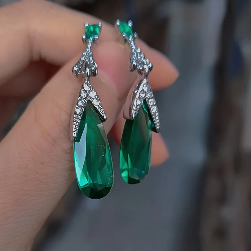 Water Drop Rhinestones Earrings - Souvenirs 4 you