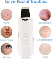 3-in-1 Ultrasonic Facial Skin Scrubber