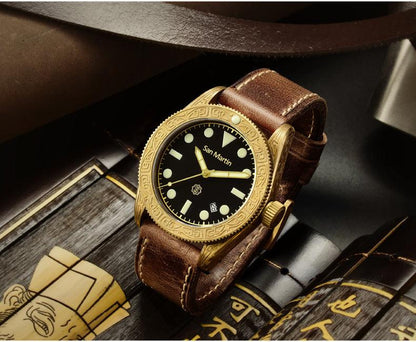 Bronze diving watch