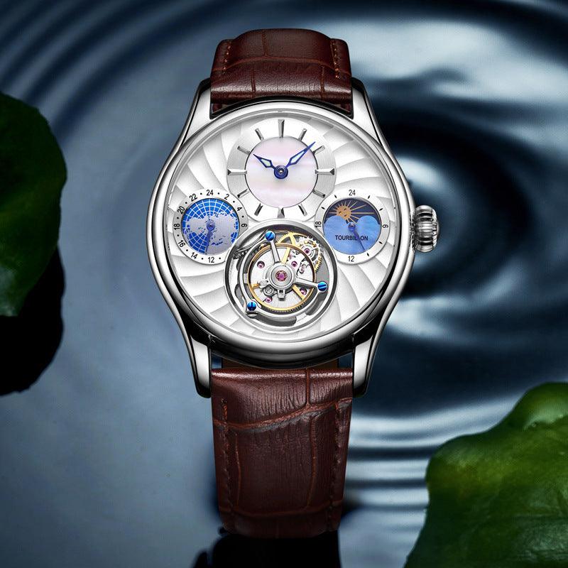 Hollow automatic men's business mechanical watch