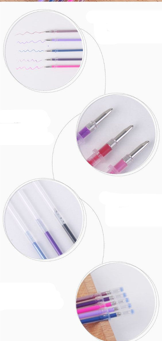 Glittering Gel 48-Color Fluorescent High-Gloss Hand Account Refill