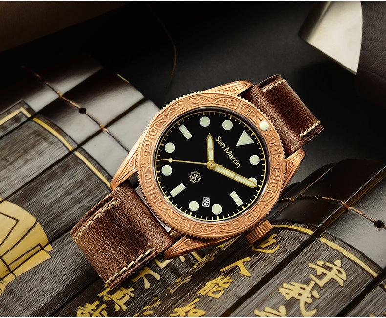 Bronze diving watch