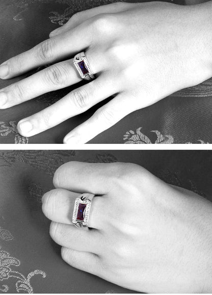 S925 Sterling Silver Jewelry Kyanite Ring Ring