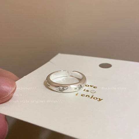 Ins Korean Style Niche Design Ring Advanced Normcore Style Ring