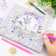 Elementary School Student Coloring Book Secret Garden Decompression