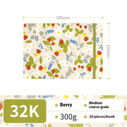 Feiluniao Watercolor Notebook Fabric Handmade Mini Portable Portable Character Sketch Hand Painted Graffiti Drawing Book