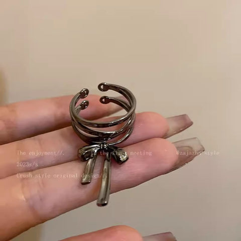 Ins Korean Style Niche Design Ring Advanced Normcore Style Ring