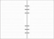 6-hole Notebook Loose-leaf Refill Blank Dot Matrix Horizontal Line
