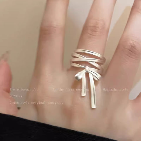 Ins Korean Style Niche Design Ring Advanced Normcore Style Ring