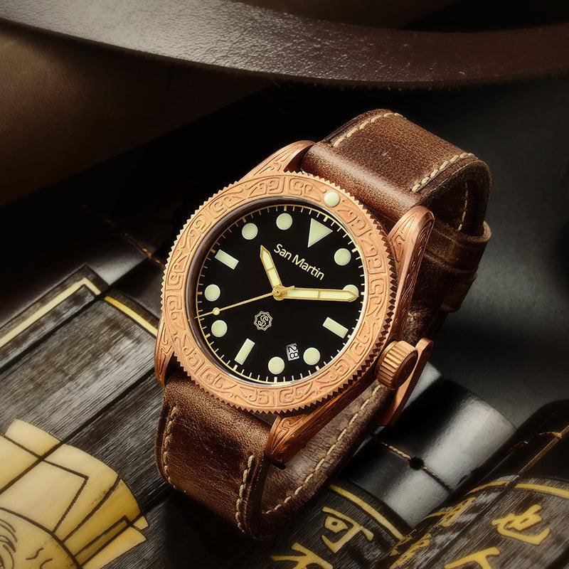 Bronze diving watch