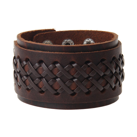 Multi-layer vintage cowhide rope
