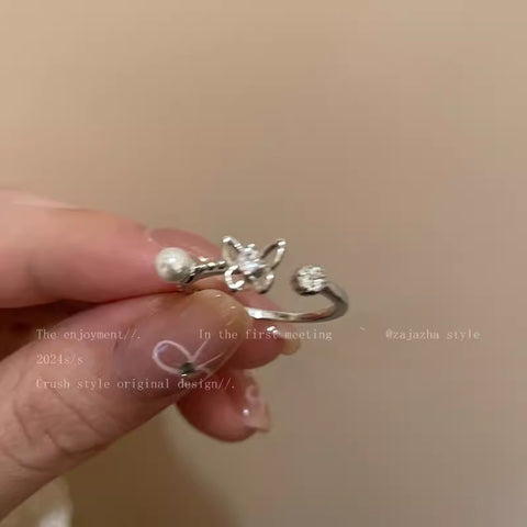 Ins Korean Style Niche Design Ring Advanced Normcore Style Ring