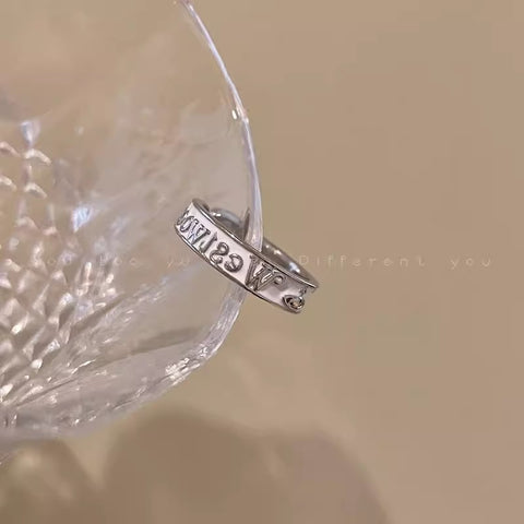 Ins Korean Style Niche Design Ring Advanced Normcore Style Ring