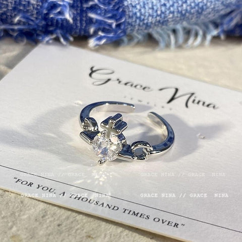 Ins Korean Style Niche Design Ring Advanced Normcore Style Ring