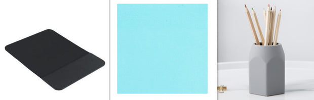 Simple solid silicone pen holder