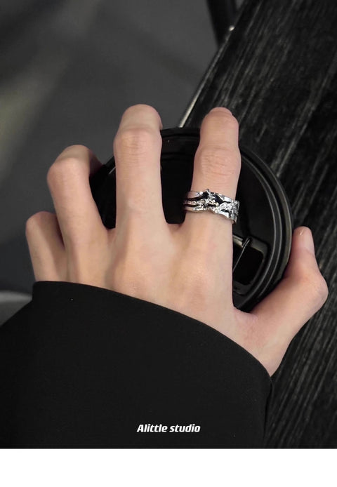 Ins Korean Style Niche Design Ring Advanced Normcore Style Ring