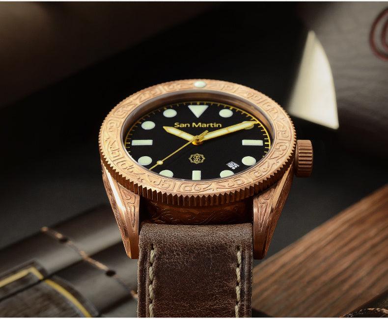 Bronze diving watch