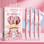 Good-looking Erasable Cartoon Press Gel Pen
