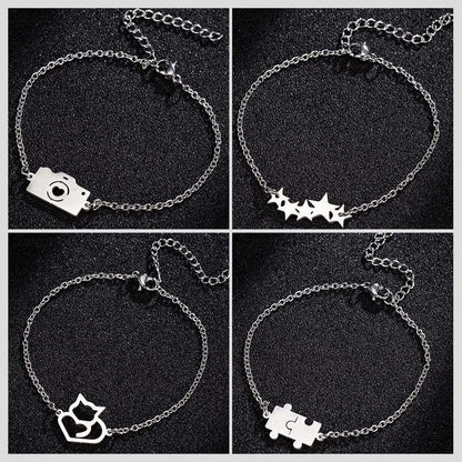 Bracelets Camera, Star, CatSPECIFICATIONSBrand Name: HfarichGender: WomenMaterial: MetalMetals Type: Stainless SteelBracelets Type: Charm BraceletsChain Type: Link ChainItem Type: BraceletsClaSouvenirs 4 youSouvenirs 4 you