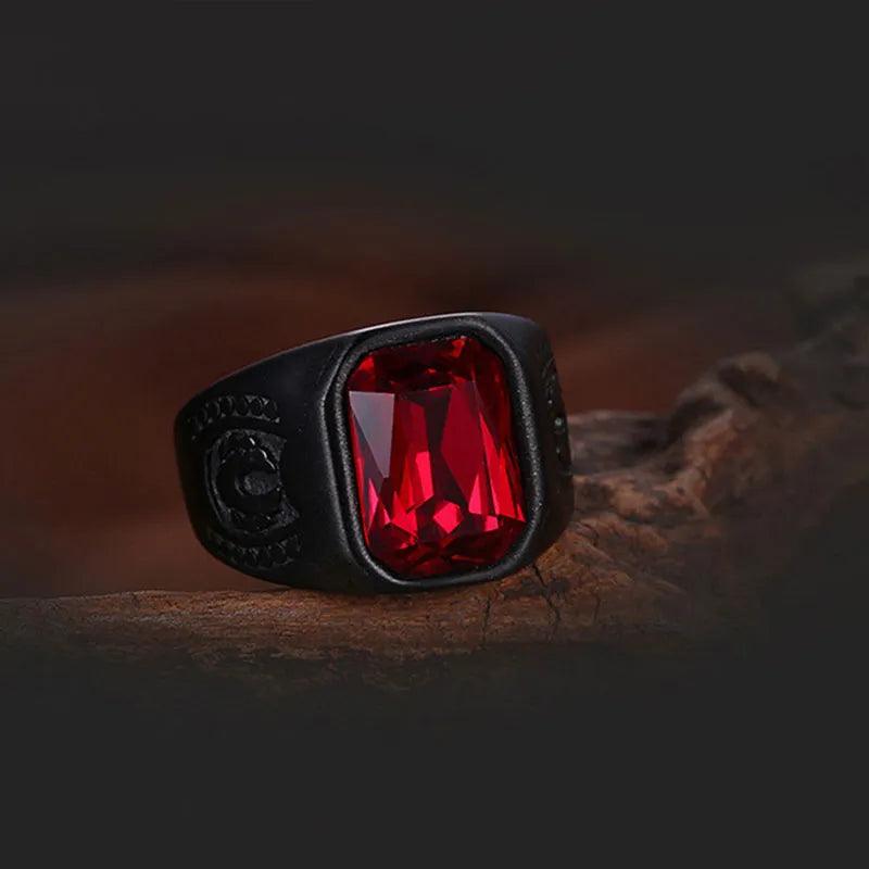 Red Stone Crystal Black Finger RingsSPECIFICATIONS
 
Brand Name: None
CN: Zhejiang
Metals Type: Stainless Steel
Material: Metal
Gender: Men
Compatibility: All Compatible
Item Type: Rings
Function: MoodSouvenirs 4 youSouvenirs 4 you