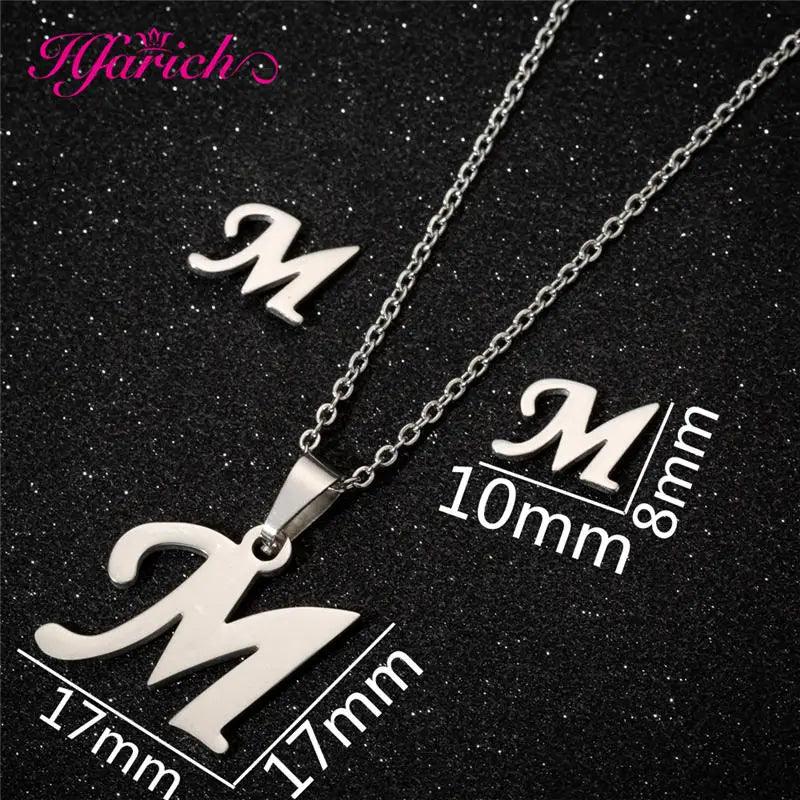 Letters Necklace with earringsSPECIFICATIONS

 

Brand Name: Hfarich

 

Metals Type: Stainless Steel

Material: Metal

Gender: Women

Function: fitness tracker

Model Number: TZAG

Style: TRENDYSouvenir 4 youSouvenirs 4 you