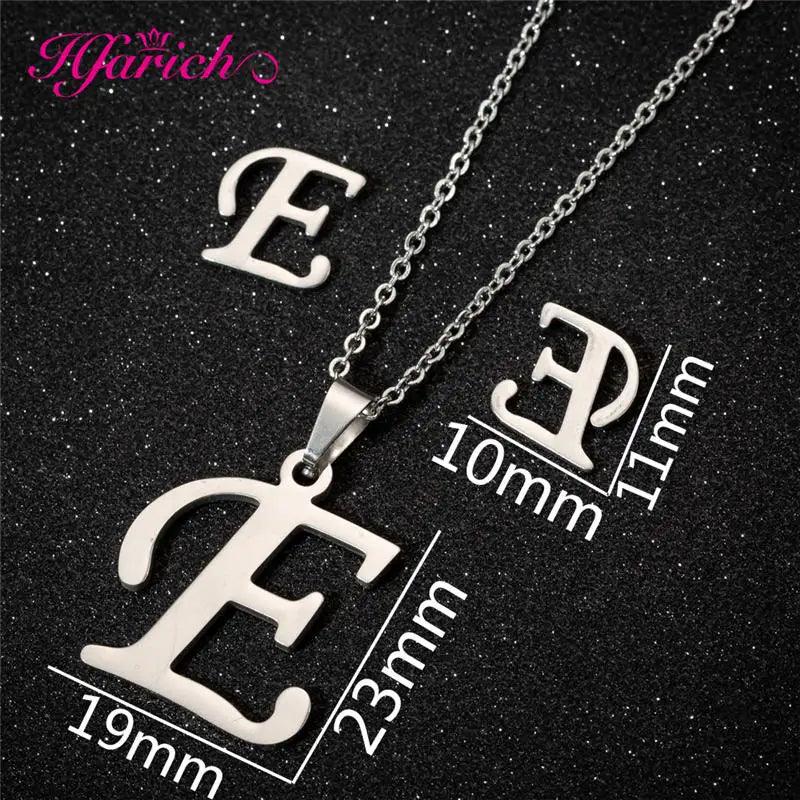 Letters Necklace with earringsSPECIFICATIONS

 

Brand Name: Hfarich

 

Metals Type: Stainless Steel

Material: Metal

Gender: Women

Function: fitness tracker

Model Number: TZAG

Style: TRENDYSouvenir 4 youSouvenirs 4 you