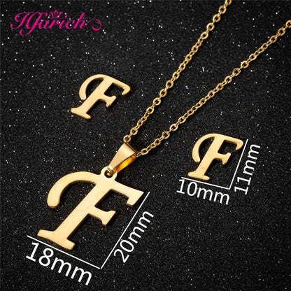 Letters Necklace with earringsSPECIFICATIONS

 

Brand Name: Hfarich

 

Metals Type: Stainless Steel

Material: Metal

Gender: Women

Function: fitness tracker

Model Number: TZAG

Style: TRENDYSouvenir 4 youSouvenirs 4 you