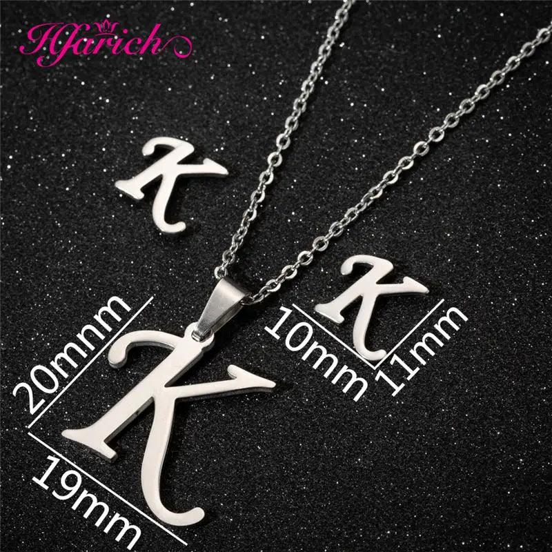 Letters Necklace with earringsSPECIFICATIONS

 

Brand Name: Hfarich

 

Metals Type: Stainless Steel

Material: Metal

Gender: Women

Function: fitness tracker

Model Number: TZAG

Style: TRENDYSouvenir 4 youSouvenirs 4 you