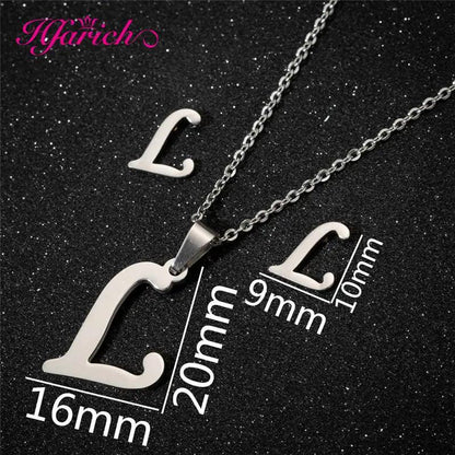 Letters Necklace with earringsSPECIFICATIONS

 

Brand Name: Hfarich

 

Metals Type: Stainless Steel

Material: Metal

Gender: Women

Function: fitness tracker

Model Number: TZAG

Style: TRENDYSouvenir 4 youSouvenirs 4 you