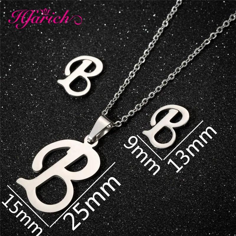 Letters Necklace with earringsSPECIFICATIONS

 

Brand Name: Hfarich

 

Metals Type: Stainless Steel

Material: Metal

Gender: Women

Function: fitness tracker

Model Number: TZAG

Style: TRENDYSouvenir 4 youSouvenirs 4 you