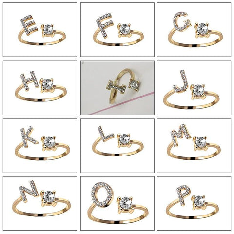 English Letter Rings - Souvenirs 4 you