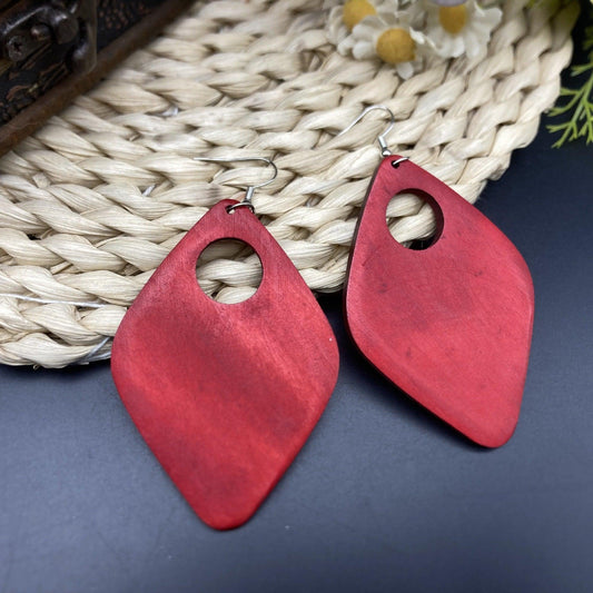 Simplicity And Exaggeration Hollow Out Large Earrings Fashion