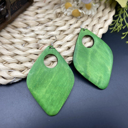 Simplicity And Exaggeration Hollow Out Large Earrings Fashion