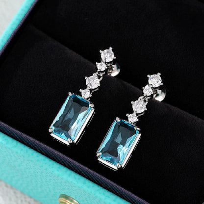 Fashion Earrings Rectangular Mid-length Women