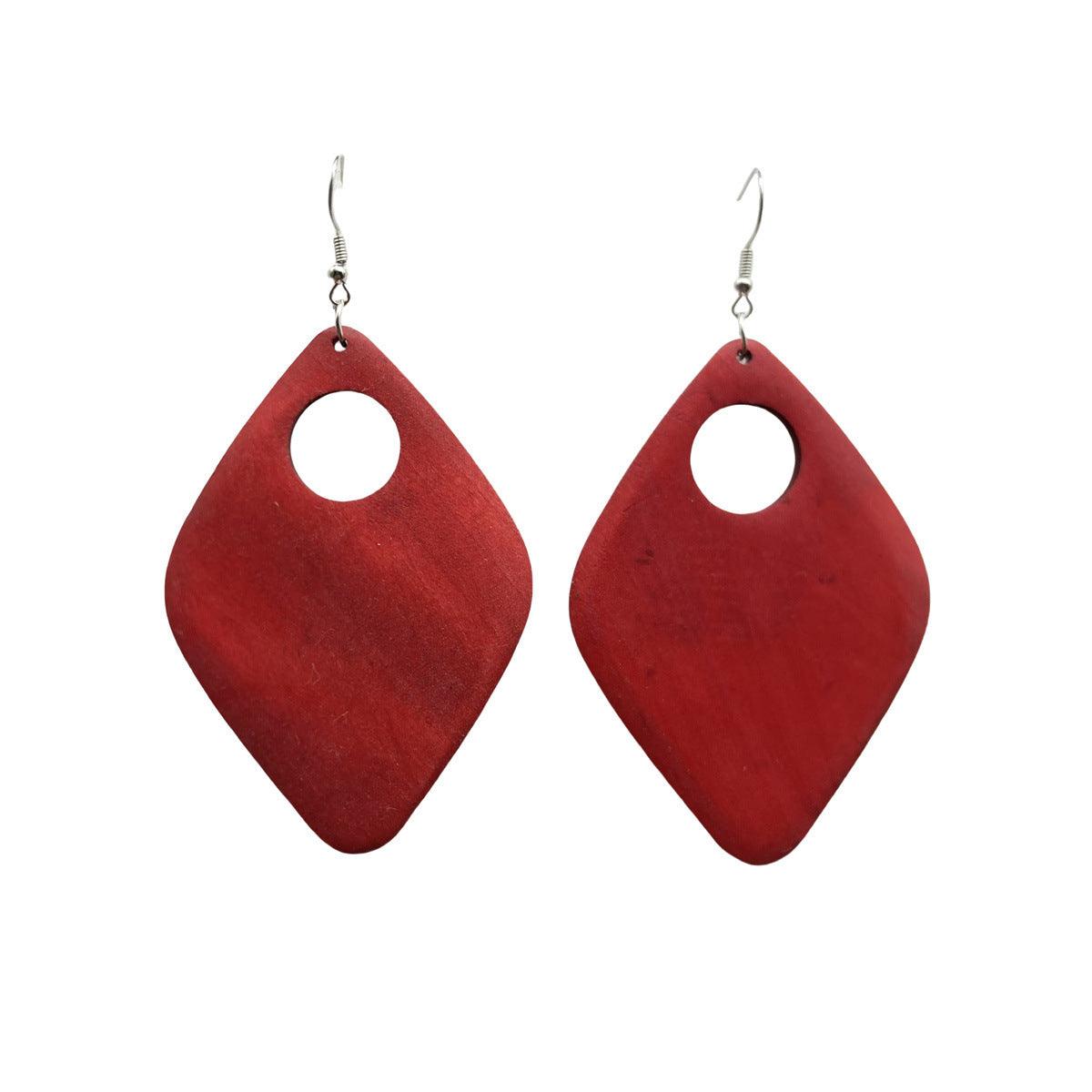 Simplicity And Exaggeration Hollow Out Large Earrings Fashion