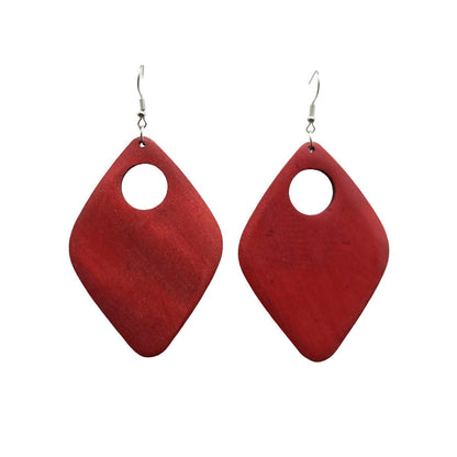 Simplicity And Exaggeration Hollow Out Large Earrings Fashion