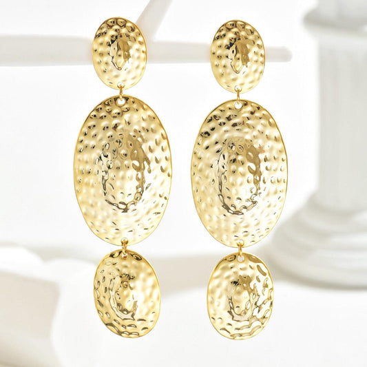 Exaggerated Women's Earrings Niche Ring Design