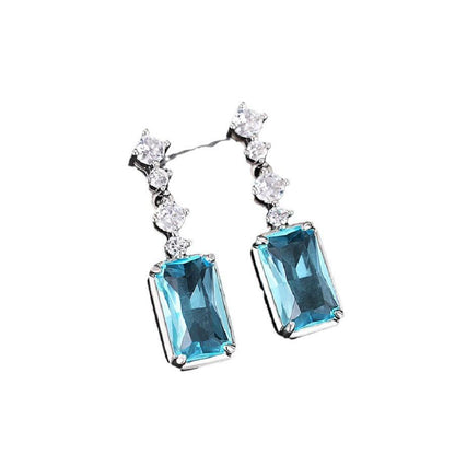 Fashion Earrings Rectangular Mid-length Women