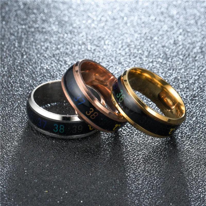 Smart Ring Mood ChangesSPECIFICATIONS
 
Brand Name: Hfarich
 
Metals Type: Stainless Steel
Material: Metal
Gender: lovers'
Compatibility: All Compatible
Item Type: Rings
Function: Mood TraSouvenir 4 youSouvenirs 4 you