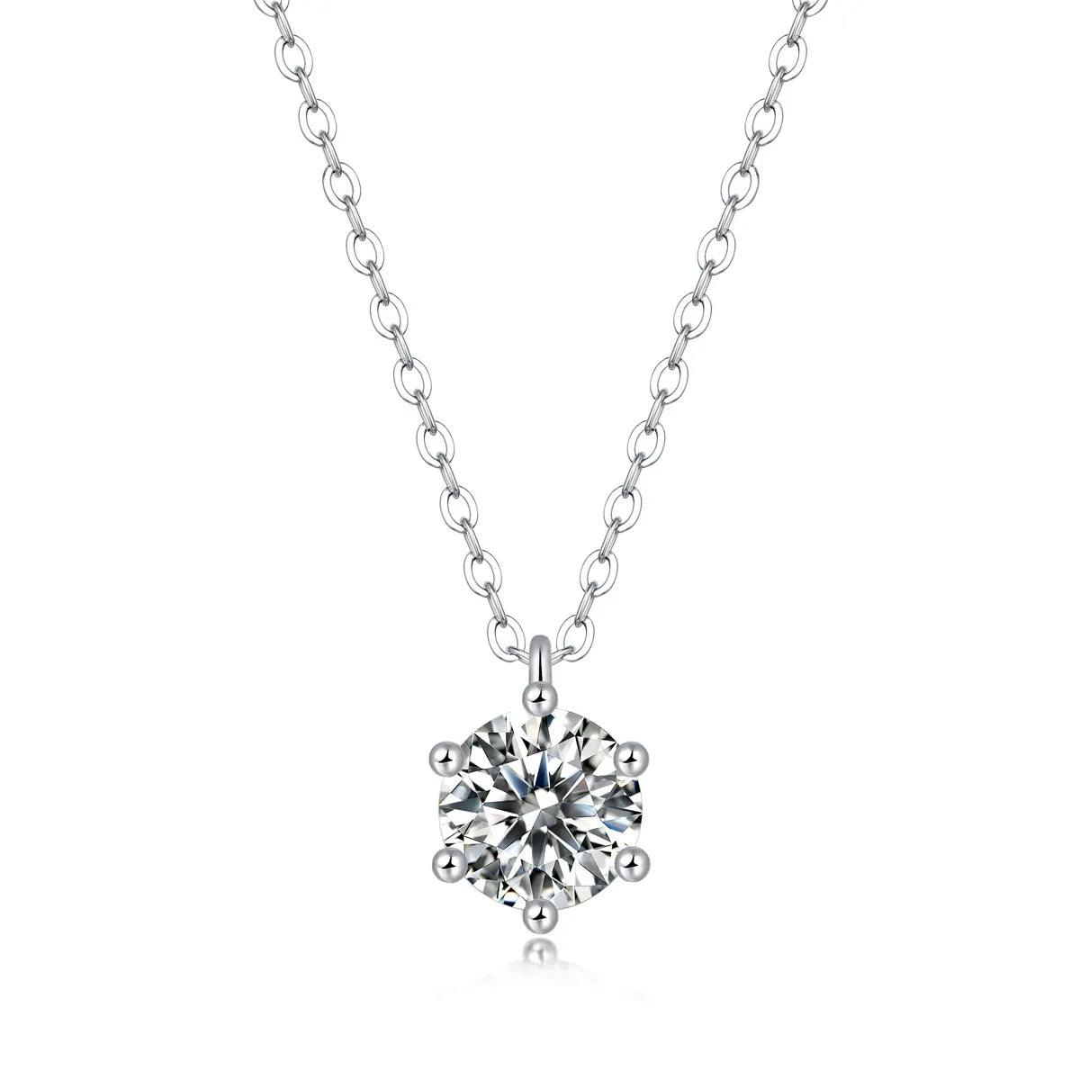 Crystal Rhinestone Pendant Necklace