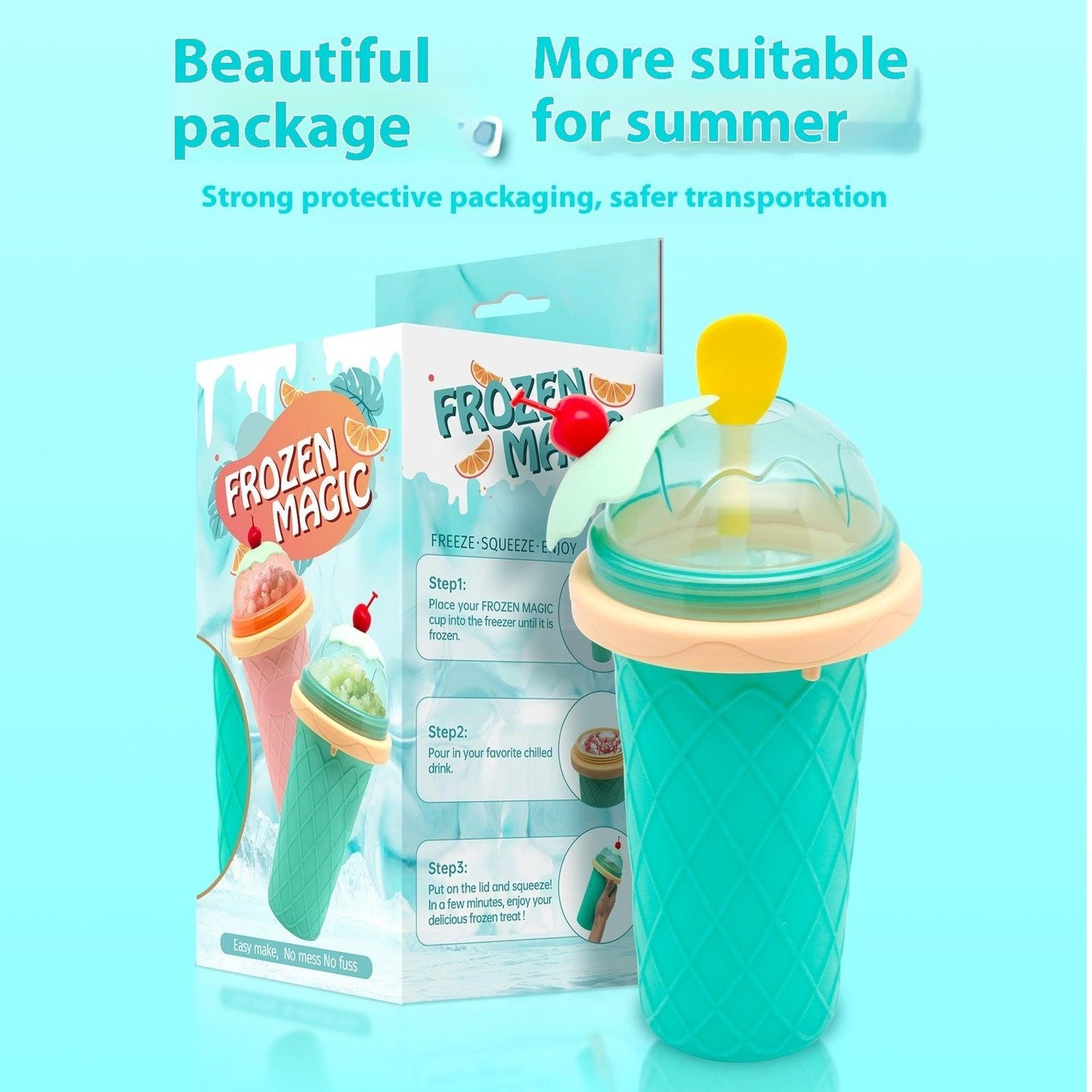 Household Portable Creative Silicone Ice Cup