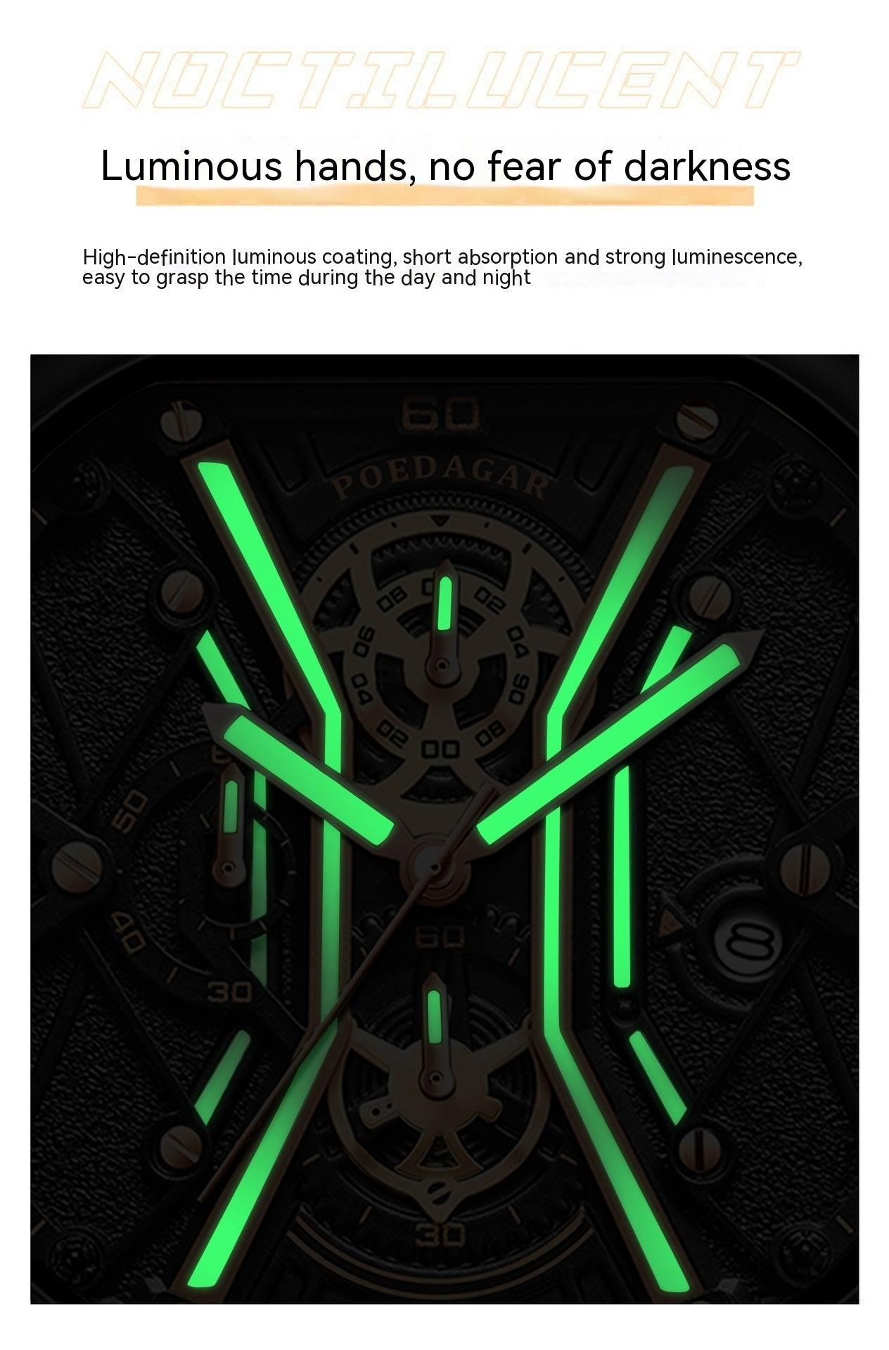 Multifunctional Men's Luminous Quartz Watch