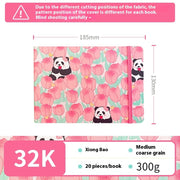 Feiluniao Watercolor Notebook Fabric Handmade Mini Portable Portable Character Sketch Hand Painted Graffiti Drawing Book