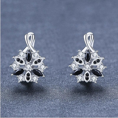 Series Blooming Color-blocking Flower Copper Plating