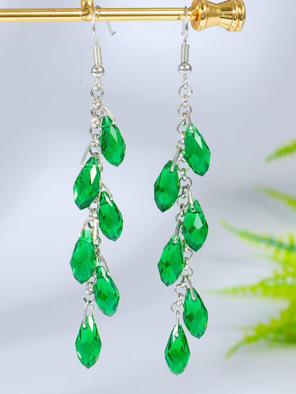 Long Water Droplet Fringe Earrings For Women, Korean Style, Trendy, Super Fairy Ear Hook Earrings