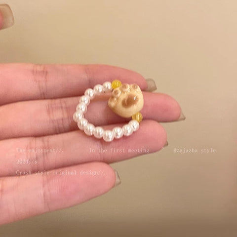 Ins Korean Style Niche Design Ring Advanced Normcore Style Ring